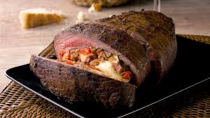 My whole family loves this recipe. Stuffed Beef Rump Cap Roast With A Red Wine Reduction