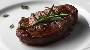 Cottura dell'entrecote al forno di manzo, agnello, vitello e maiale. Entrecote Al Rosmarino Un Secondo Da Servire Con Patate Al Forno