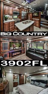 Front living fifth wheel with loft. Introducing The Big Country 3902fl Visit Our Website For More Information On This Great New Front Living Full Time Luxury Rv Living 5th Wheel Living Rv Living