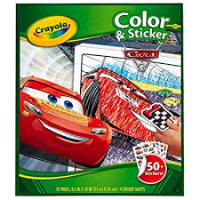 Free printable lightning mcqueen coloring pages for kids. Buy Crayola Disney Pixar Cars 3 Color Sticker Activity Book Art Gift For Kids Toddlers 3 Up Stickers Coloring Pages Featuring Cars 3 Favorites Like Lightning Mcqueen Mater