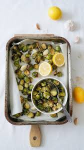 Roasted Brussels Sprouts With Lemon And Garlic Roasted Brussel Sprouts Brussel Sprouts Sprouts