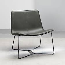 Slope Leather Lounge Chair Leather Lounge Chair White Leather Chair Leather Lounge