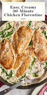 Chicken Florentine Recipe With Images Chicken Recipes Chicken Florentine Recipes