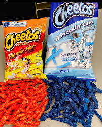 Includes 40 (0.875 ounces) bags of baked cheetos crunchy cheese snacks. Snack Betch Follow Snackbetch On Instagram Freezin Cold Cheetos I M Scared But Also Intrigued Would You Give These A Try Creation By Mythicalkitchen Facebook