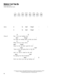 When you let her go. Before I Let You Go By Colbie Caillat Guitar Chords Lyrics Guitar Instructor