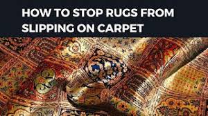 While digging through the martha stewart website doing research for an entrepreneur class i was taking i saw her give a tip to use beads of latex calk every 6 inches or so along how to stop rugs moving on carpet. How To Stop Rugs From Slipping On Carpet Youtube