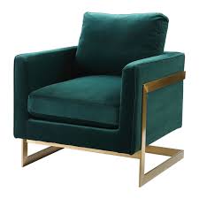 Rosaleen Accent Chair In 2020 Accent Chairs Green Accent Chair Upholstered Chairs
