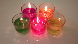Mudah Cara Membuat Lilin Air Cantik Dalam Gelas Youtube