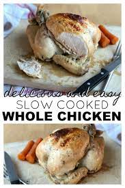 How To Cook A Whole Chicken In The Slow Cooker Skint Dad Recipe Slow Cooker Recipes Uk Cooking Slow Cooker Recipes