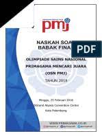 Namun, pemerintah juga sudah menyiapkan fasilitsa untuk tetap belalajar. Naskah Soal Final Pmj