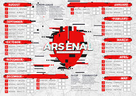 When is the next arsenal home and away match? Free Printables Arsenal S Premier League Fixtures