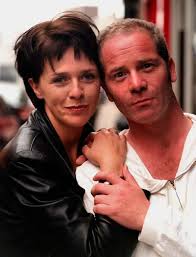 Photo Mug (11 oz) of Actor Peter Mullin August 1998 with actress Fiona Bell  from the Tartan short film called