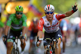 He is known for being a cyclist. Caleb Ewan Wins Tour De France Stage 11