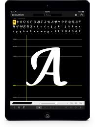 Ifontmaker The First Fastest Font Editor For Ipad Create Your Own Font Font Editor Ipad Lettering