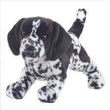 Black And White Dog Stuffed Animal Hunter Black And White Pointer Optimus Toys In 2020 Dog Stuffed Animal German Shorthaired Pointer German Shorthaired Pointer Dog