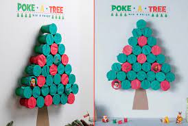 Poke A Tree Christmas Party Game Company Christmas Party Employees Christmas Company Christmas Party Games
