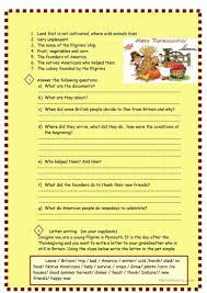Thanksgiving Reading For Pre Intermediate Worksheet Free Esl Printable Worksheets Made By Teach Thanksgiving Readings Thanksgiving Thanksgiving Activities