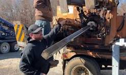 Guardrail Pounder Truck-Drop Hammer-Combo Unit