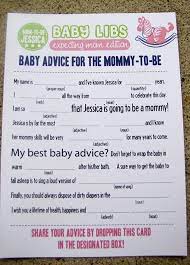 Baby Mad Libs Great For Baby Showers Pdf Digital File Print Yourself Baby Shower Baby Shower Games Baby Shower Guest
