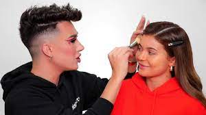 James charles no makeup and without makeup. James Charles Did Kylie Jenner S Halloween Makeup Teen Vogue
