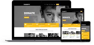 Charity Is A Free Non Profit Responsive Bootstrap Website Template Tailored For Charity Nonprofit Website Template Free Website Templates Fundraising Campaign