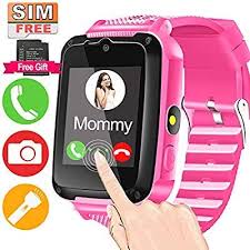 Amazon Com Reloj Inteligente Para Ninos De 3 A 12 Anos Con Pantalla Tactil Hd De 1 44 Pulgadas Camara De Lla Phone Watch For Kids Smart Kids Little Girl Toys