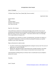 See these sample letters for. Job Application Letter Sample In Word And Pdf Formats