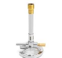 QWORK Lab Bunsen Burner with Flame Stabilizer and Gas Regulator, Threaded Needle Valve, for Lab Heating & Propane & Natural Gas, Heating Tool: ...