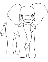 More 100 images of different animals for children's creativity. Free Printable Elephant Coloring Pages For Kids