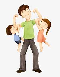 الأب والأطفال الأب الابن بنت Png والمتجهات للتحميل مجانا Kids Story Books Family Cartoon Story Books Illustrations