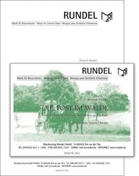 Die post im walde von heinrich schäfer ist eines der beliebtesten und bekanntesten charakterstücke für trompete. Mvsr2062 Die Post Im Walde Rundel