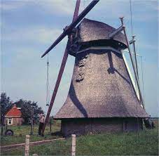 camminghabuurstermolen leeuwarden uit 1850 helaas verdwenen fotograaf a j de koning uit dia collectie de koning vereniging de hollandsche molen fotograaf