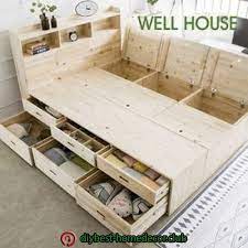 Diy Home Decor Diy Home Decor Bed Frame With Storage Bed Design Diy Bed Frame