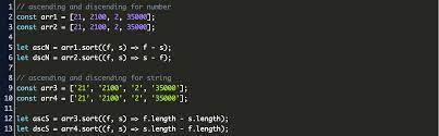 If not, how can i use.sort and i keep my array it sorts an arraylist<string> in alphabetical ascending order by default. Sort Array Alphabetically Javascript Code Example