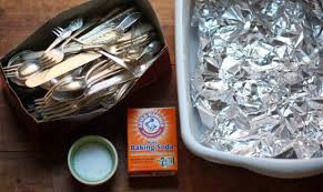 how to: polish silver in a baking soda