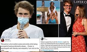 Any thoughts on how the itf and atp should respond to the zverev allegations, jon? Alexander Zverev Slammed On Social Media After Claiming I M Still Smiling Despite Abuse Claims Daily Mail Online