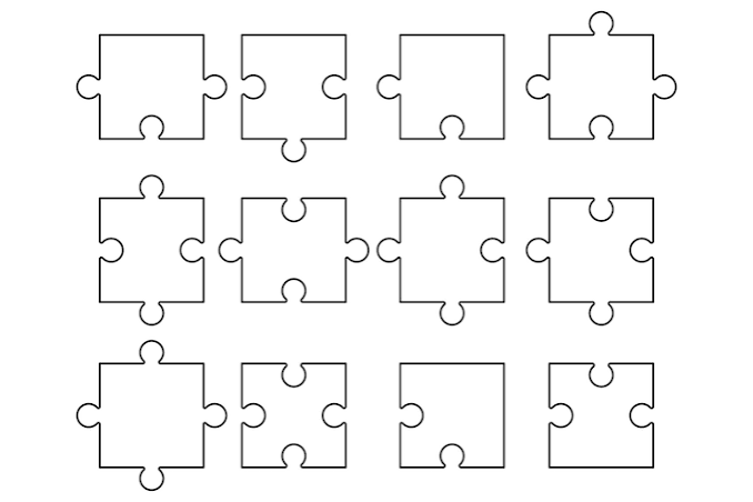 Puzzle pieces Vectors - Download Free High-Quality Vectors | Magnific  (formerly Freepik)