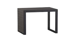 Alfresco Grey Side Table Stool Grey Side Table C Table Crate Barrel
