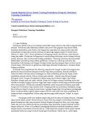 Pendidikan karakter menurut thomas lickona yaitu pendidikan tentang sikap yang meliputi ilmu sampai tindakan. Contoh Karya Ilmiah Pendidikan Lengkap