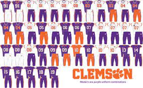 Clemson tiger paw clemson football football uniforms football stuff football stadiums lsu death valley clemson valley of. Austin Pendergist On Twitter When Clemson Runs Down The Hill On Saturday They Will Be Wearing Their All Purple Uniforms For Only The 10th Time In The Modern Era Let S Take A Little