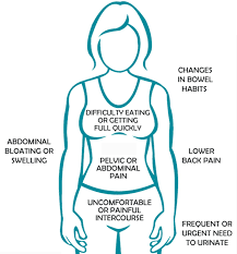 Symptoms appear when the ovarian tumor has grown early symptoms of the cancer, which are subsequently discussed by patients with the diagnosed disease, are pain in the groin or abdomen, an. Lower Back Pain Cancer Ovarian Cancerwalls