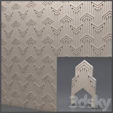3d Models 3d Panel Gypsum 3d Panel In 2020 3d Panels Concrete Diy Projects Wall Design