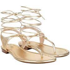 Pair with denim shorts for the ultimate summer look! Michael Kors Sandals Michael Sofia Flat Sandal Pale Gold Shoe Michael Kors Sandals Gold Flat Sandals Lace Sandals
