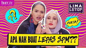 .buat semua calon sijil pelajaran malaysia.esok juga adik fa akan mengambil keputusan spm dia.fa tengok dia tak senang duduk dah.tapi maintain tetiba adik tanya: Limaletop Apa Nak Buat Lepas Spm Budak Lepasan Spm Kena Tengok Hurr Tv