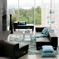 Black And Brown Living Room Brown Living Room On Blue And Brown Living Room Decorating Ideas With Black Sofa Is So Decor Home Living Room Living Room Turquoise Brown Living Room