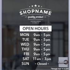 Image Result For Painted Business Hour Signs Shop Signage Store Hours Sign Business Hours Sign