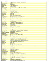 Americana To Ceramcoat Conversion Chart Delta Creative