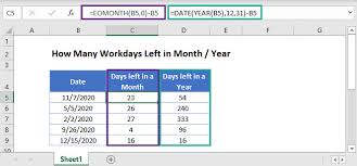 Peach month romance awareness month water quality month weekly events: How Many Days Left In Month Year Excel Google Sheets Automate Excel
