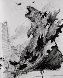 Godzilla Drawing By Https Www Deviantart Com Art Tool On Deviantart Godzilla Tattoo Godzilla Wallpaper Kaiju Art