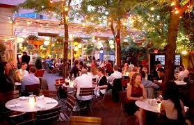 B Bar 40 E 4th St At Bowery The Verdant Canopies Of Sky Scraping Trees Combine With The Whiff Of Wisteria An Nyc Restaurants Nyc Bars Beer Garden Nyc